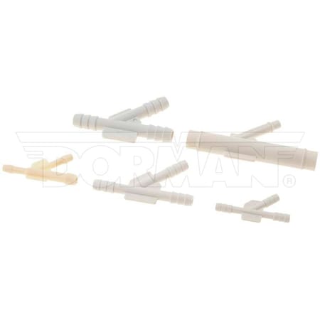 Motormite Vacuum Tubing Y Tee Connector Assortment, 47354 47354